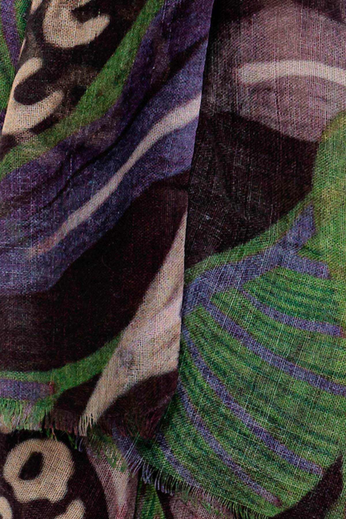 FOULARD EN LAINE PRODIGE NOIR