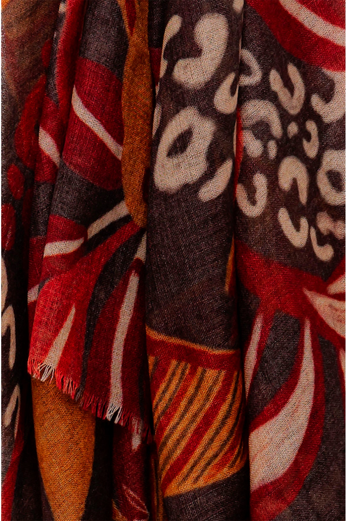 une photo zoom d'un foulard Monsieur charli 