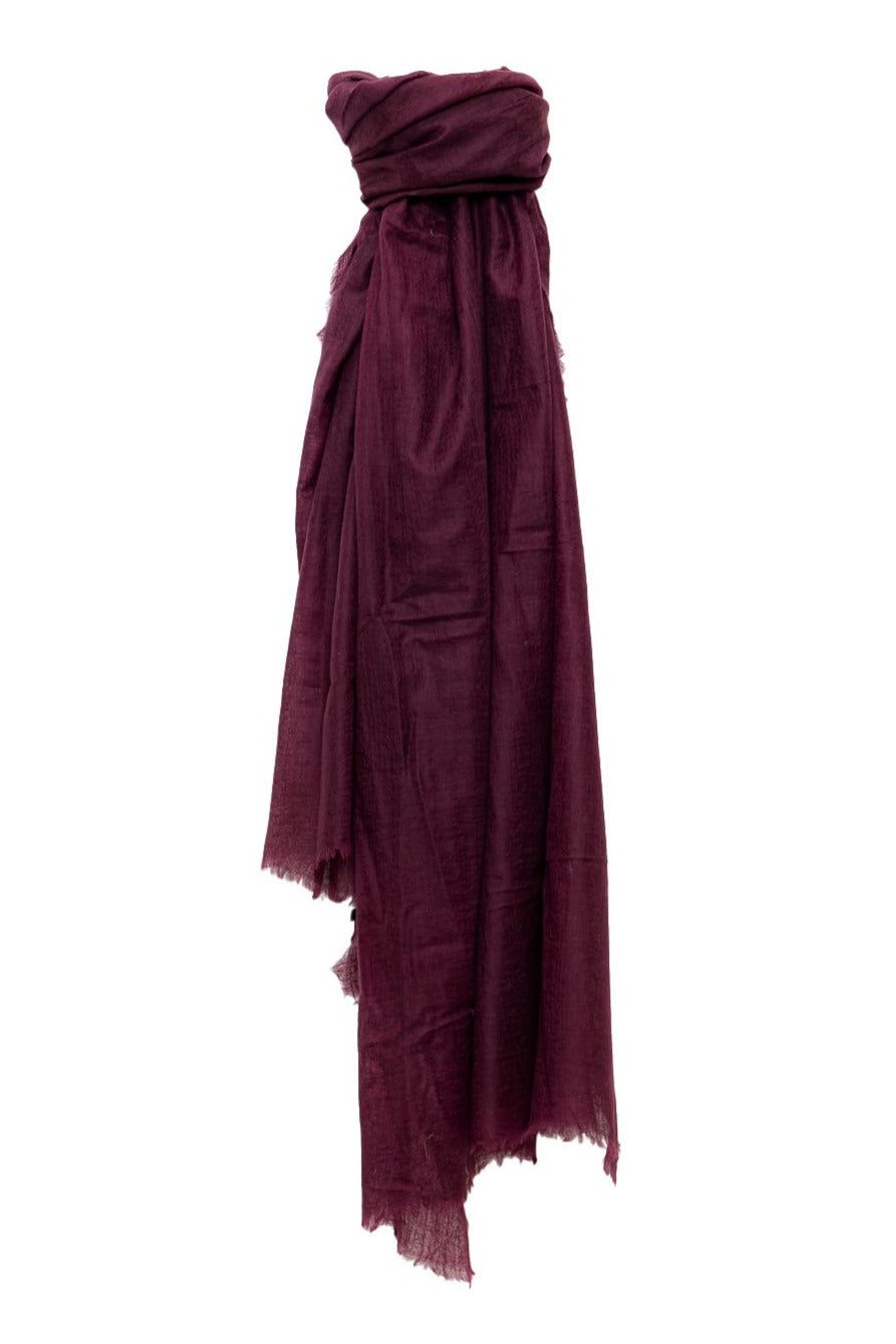 FOULARD EN LAINE RUBEN CHERRY