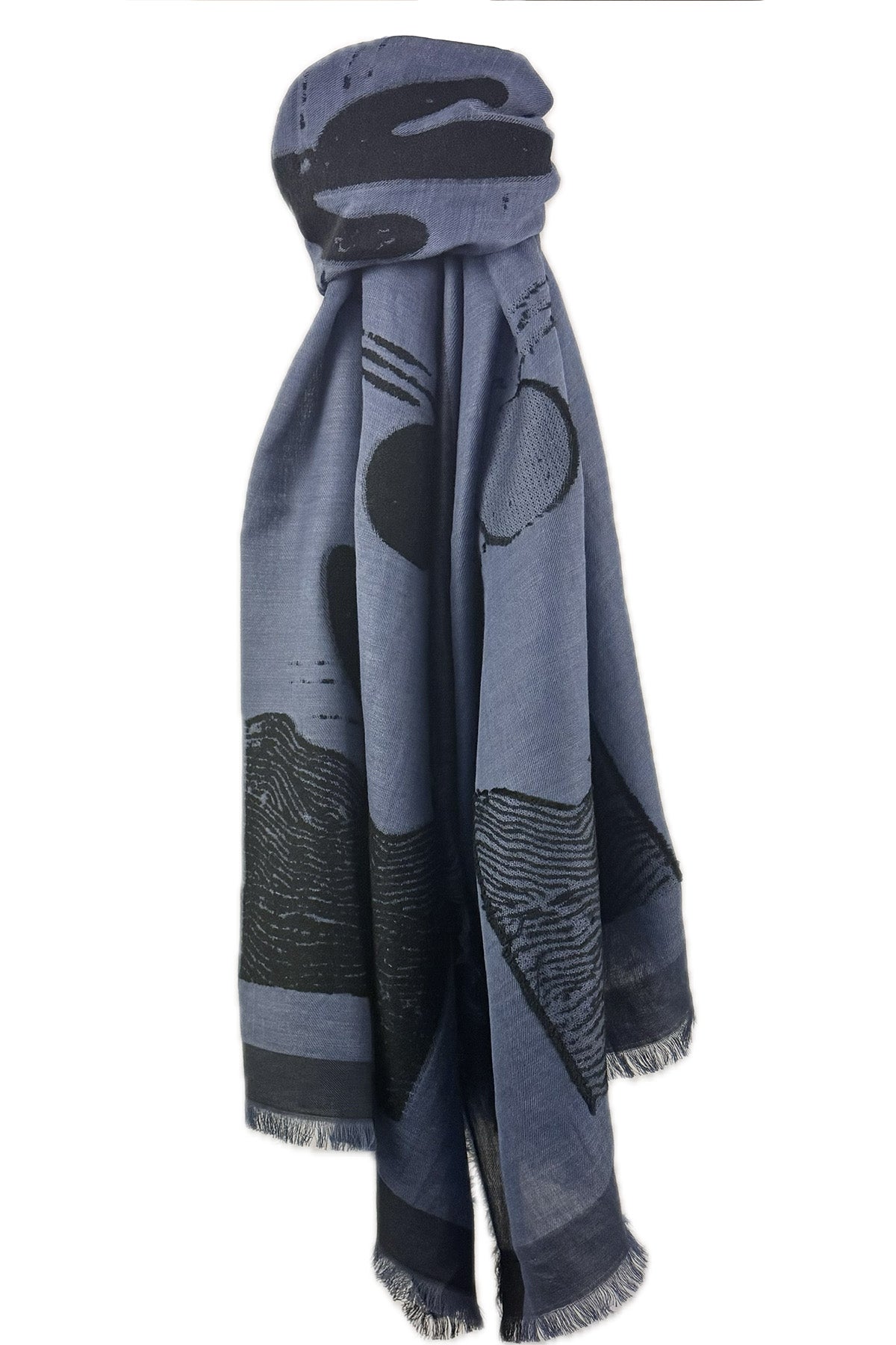 le foulard pour homme spencer bleu de Monsieur Charli