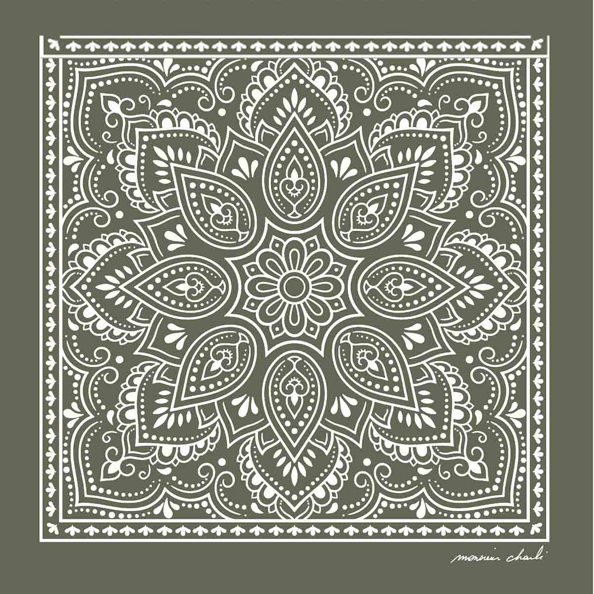 un bandana de la collection Monsieur Charli