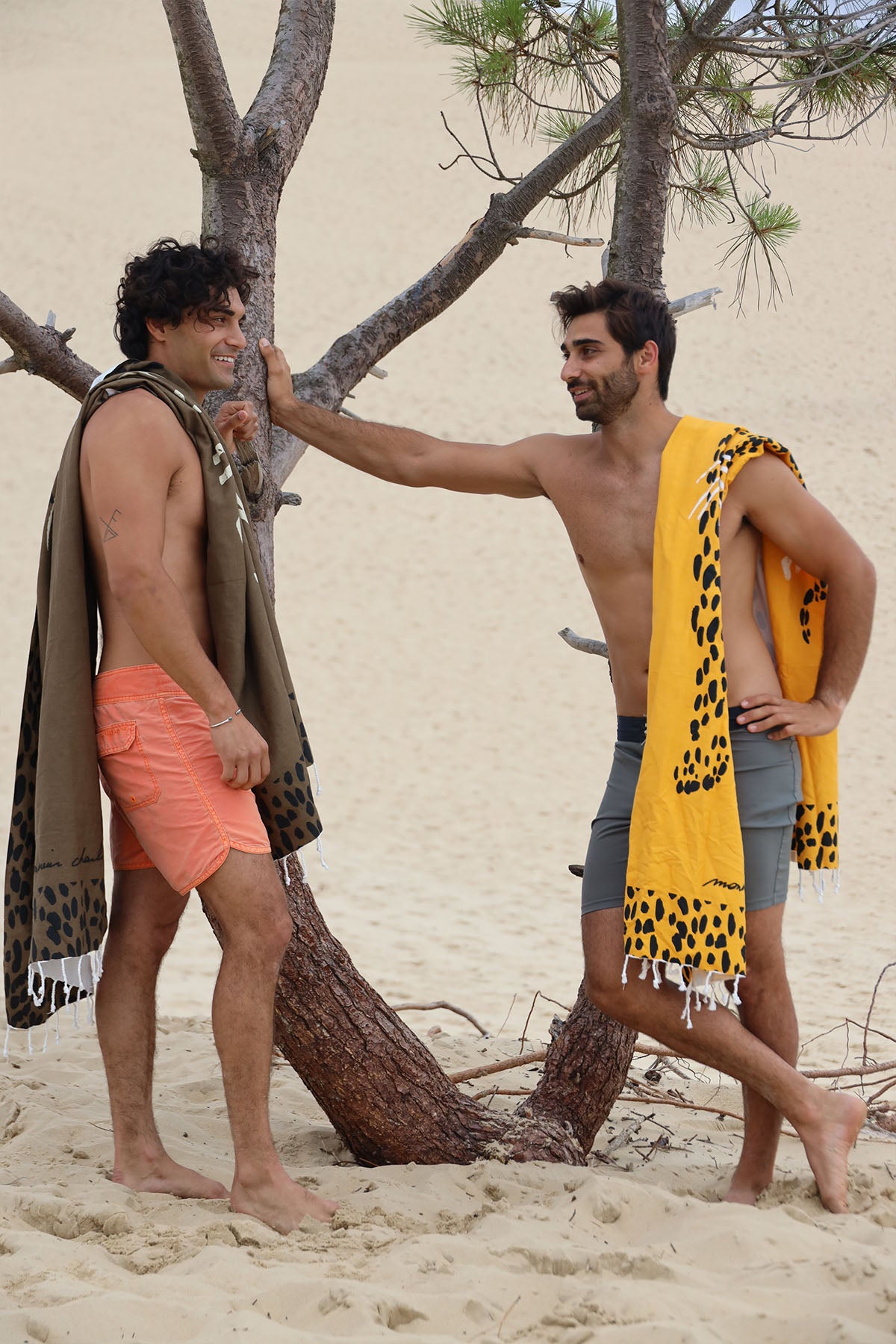 FOUTA DE PLAGE TIGRE CUMIN