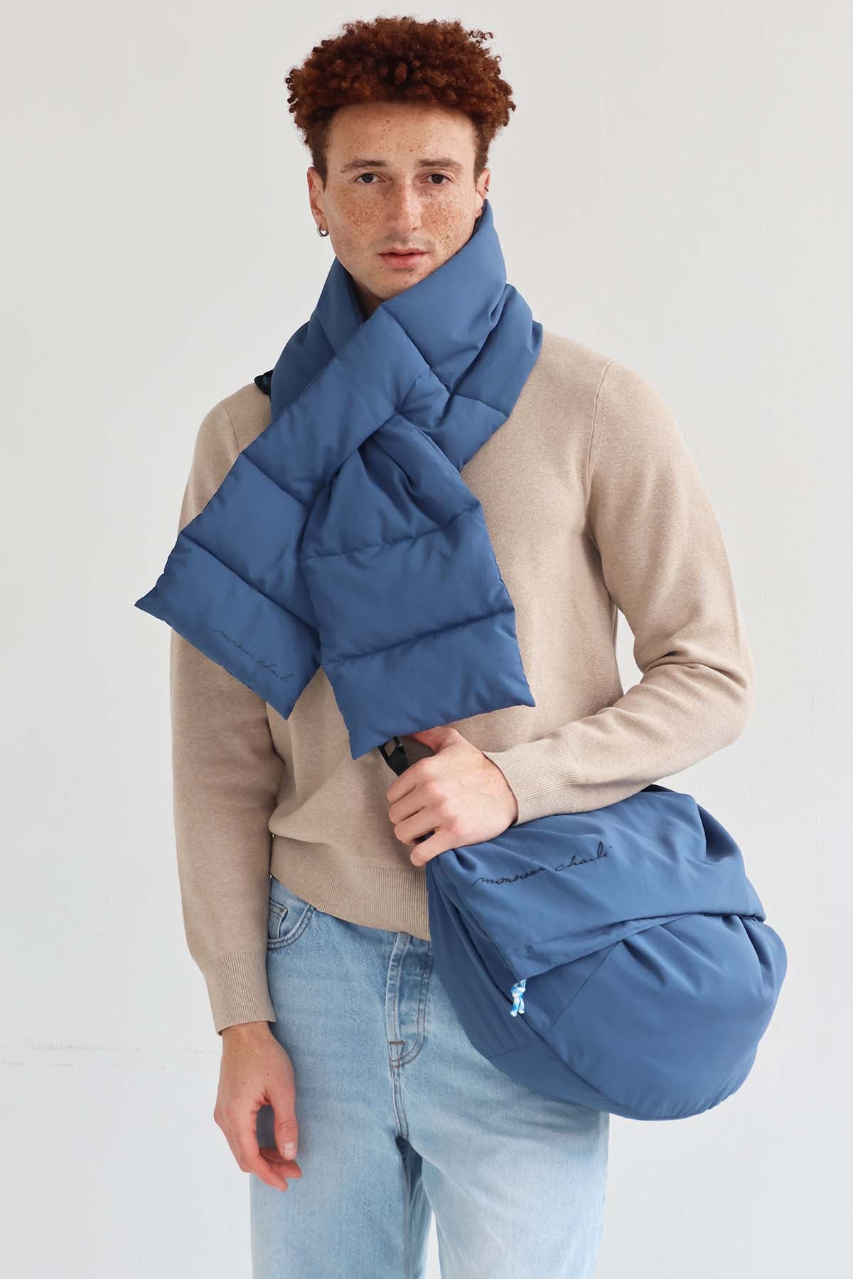 SAC BANDOULIERE HOMME WILLIAM BLEU