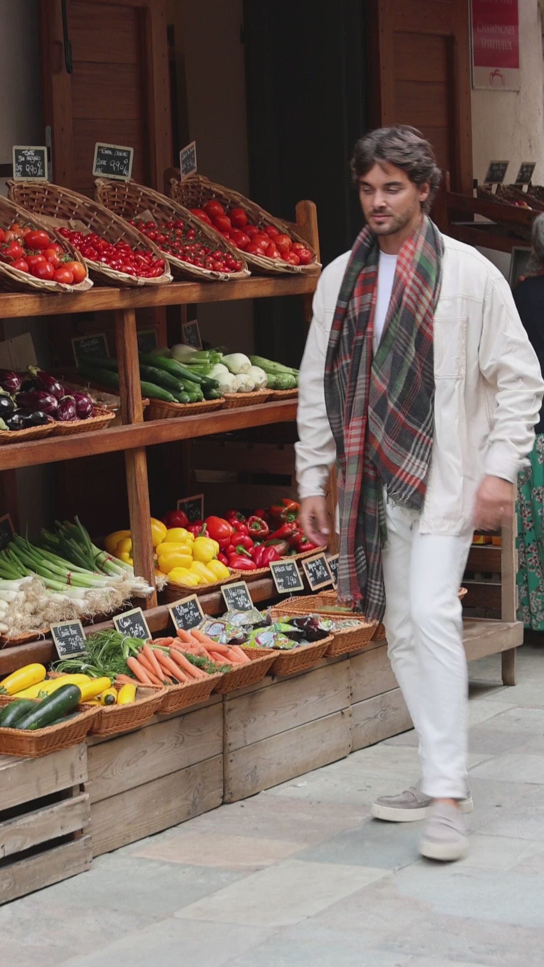 Écharpe pour homme – Création originale Monsieur Charli