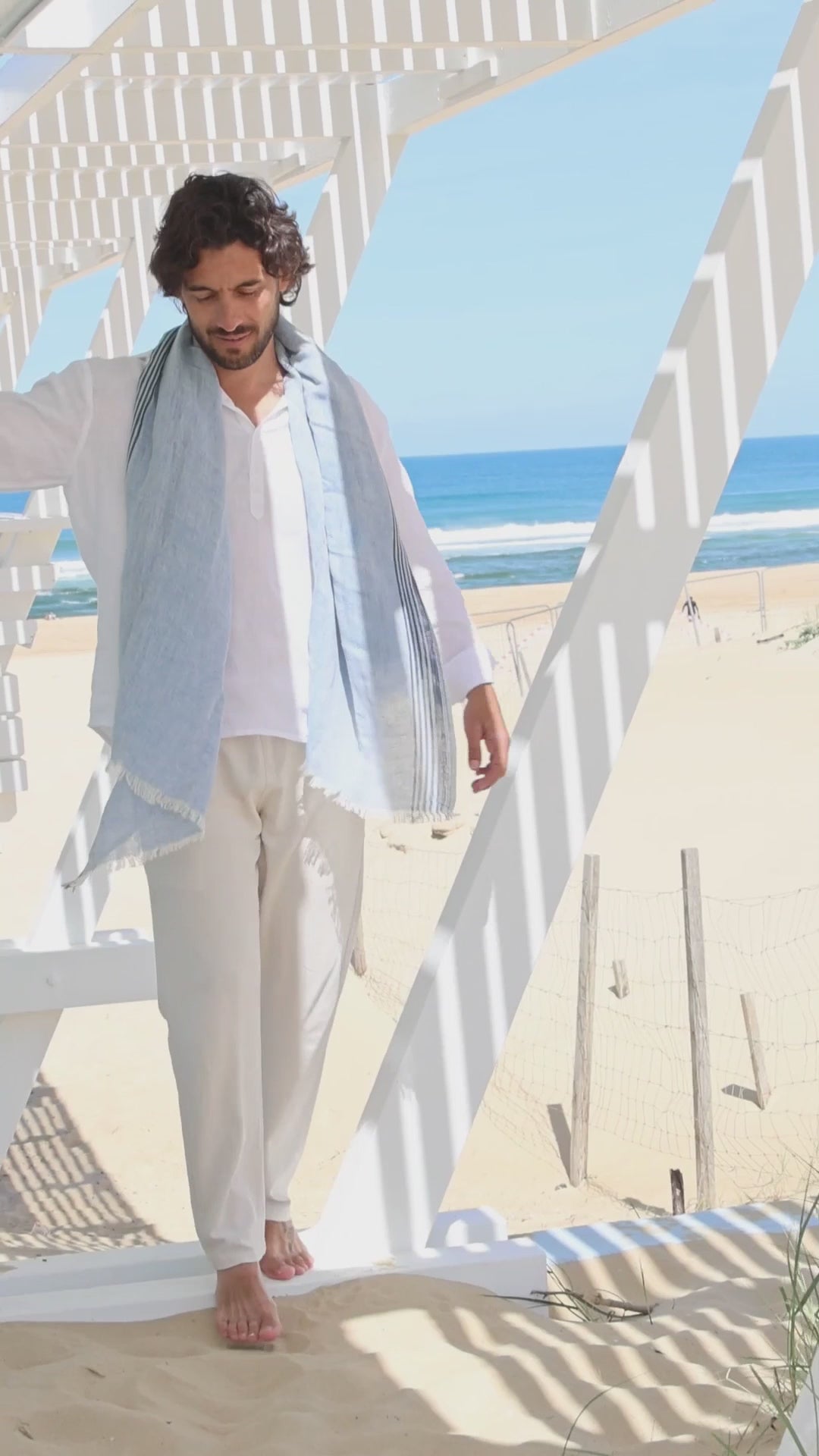 Chèche homme – Élégance décontractée signée Monsieur Charli