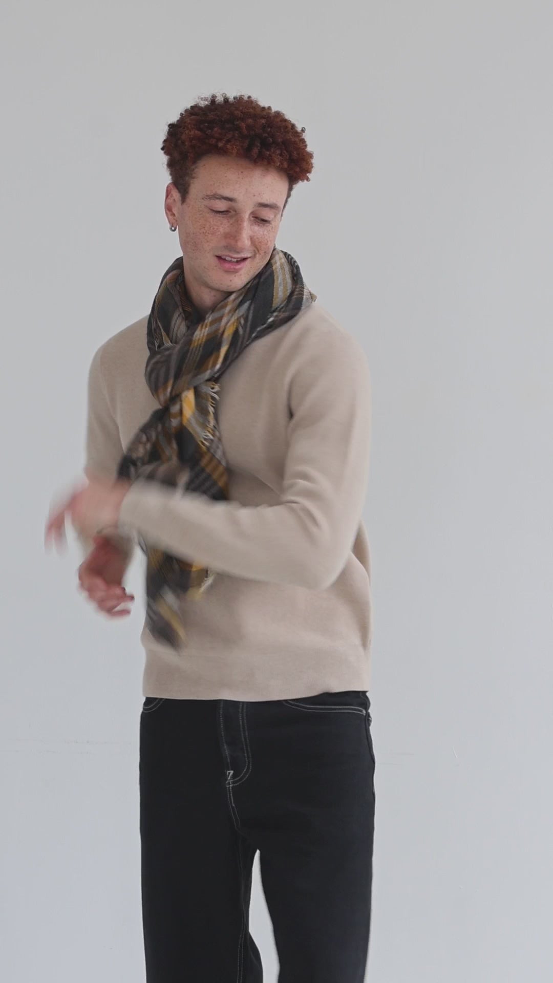 Écharpe pour homme – Création originale Monsieur Charli