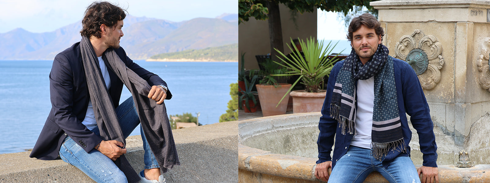 un homme qui porte la nouvelle collection de rentrée