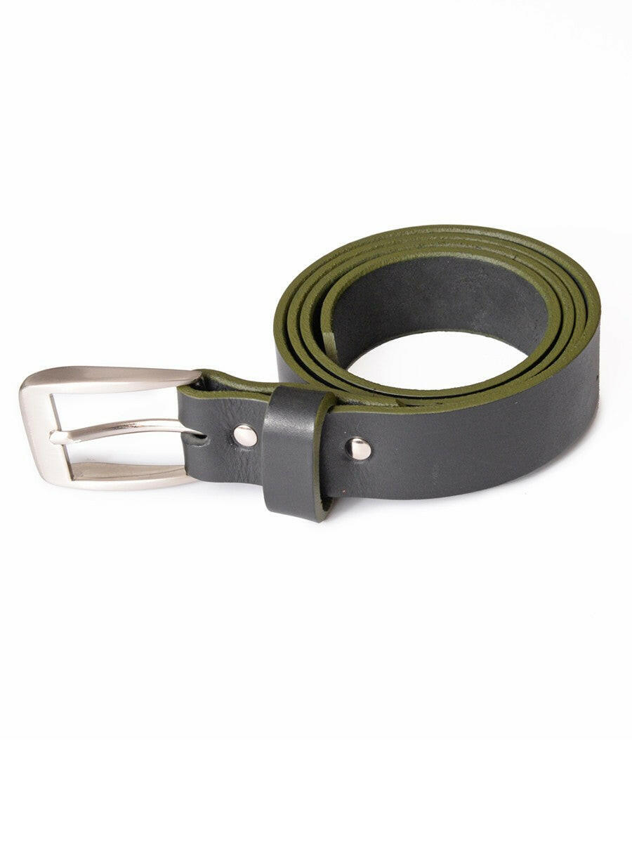 une ceinture homme en véritable cuir fabriquée en France 